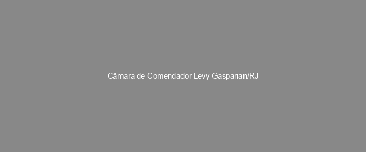 Provas Anteriores Câmara de Comendador Levy Gasparian/RJ